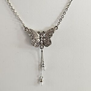 Brighton Solstice Butterfly Dangle Necklace Retired